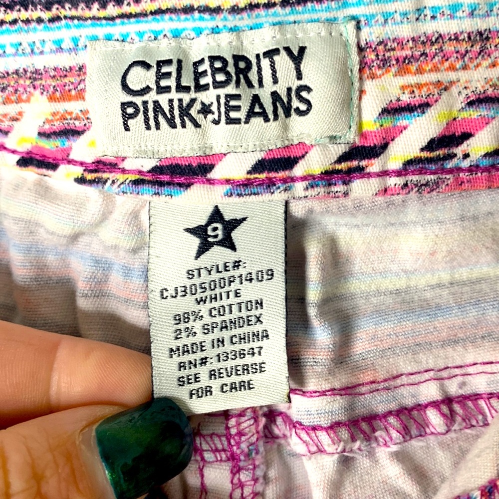 Celebrity Pink Jean | Size 9 | Pattern Shorts | GUC - Picture 4 of 4